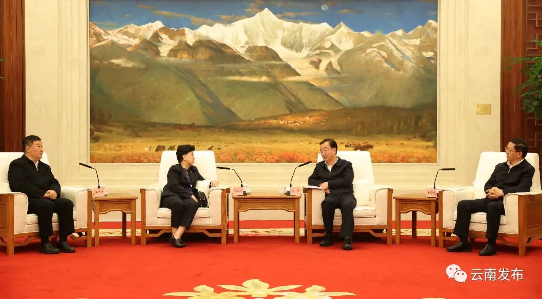 云南省省委书记王宁、省长王予波与清华大学—《柳叶刀》中国健康扶贫特邀报告专家委员会座谈